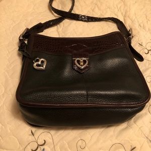 Brighton leather shoulder/crossbody EUC